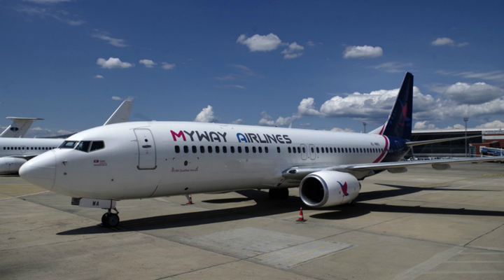 грузинська компанія Myway Airlines