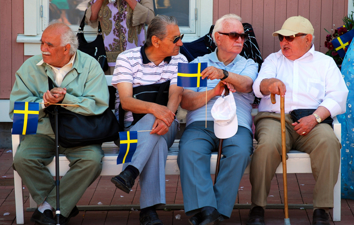 пенсіонери у Швеції