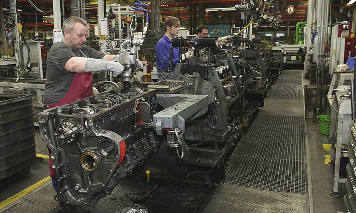 зайнятість на автомобільних заводах