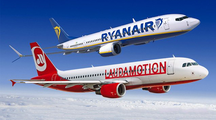 злиття авіакомпаній Ryanair і Laudamotion