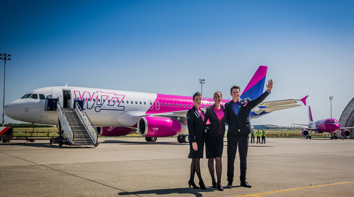 новые рейсы лоукостера Wizz Air