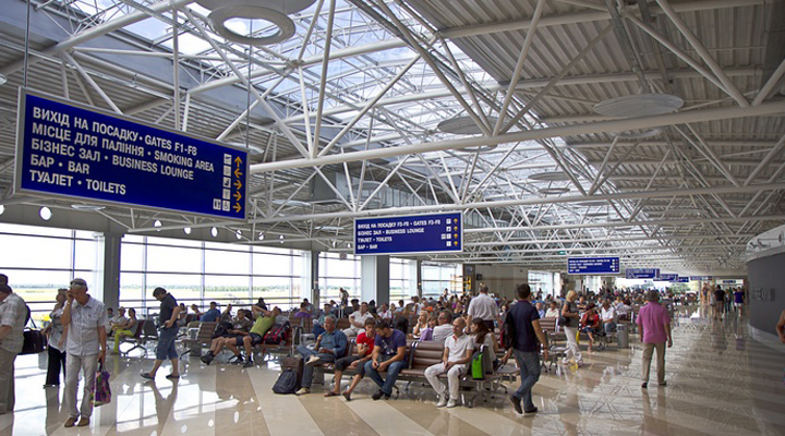 рост пассажиропотока аэропорта «Борисполь»