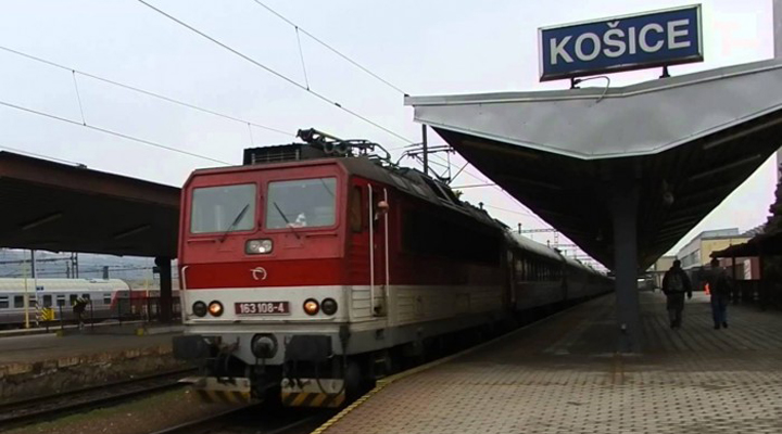 запуск нового поїзда за маршрутом Мукачево-Кошице