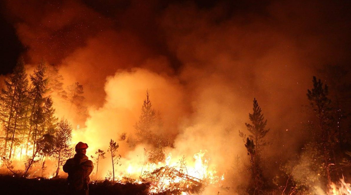 пожары на Канарских островах