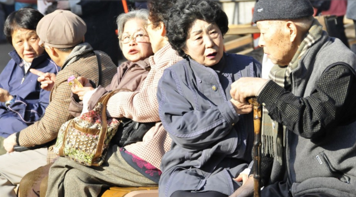 увеличение продолжительности жизни в Японии