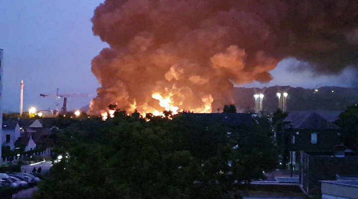 вогонь спалахнув на заводі з виробництва спеціалізованих хімікатів