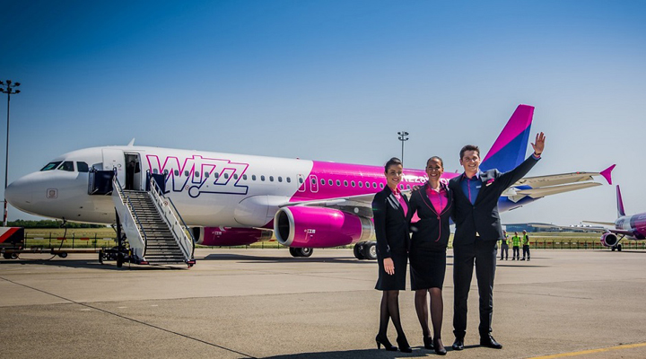 авіакомпанія Wizz Air нарощує пасажиропотік