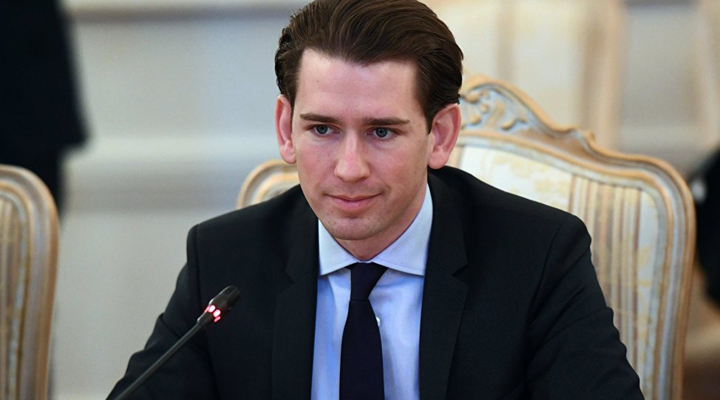 лидер Австрийской народной партии Себастьян Курц