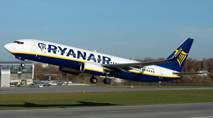 новый рейс авиакомпании Ryanair