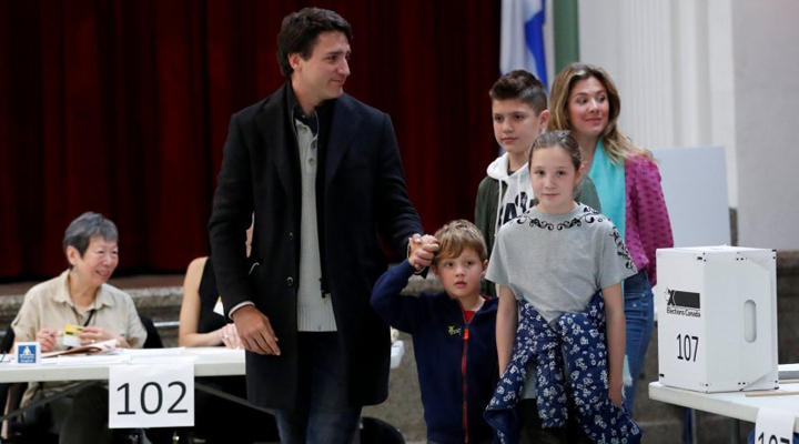 победа на выборах партии Трюдо