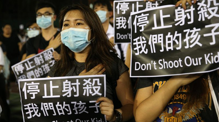 протесты в Гонконге