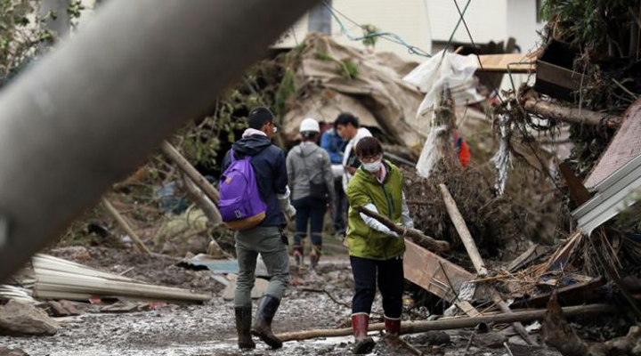 результаты разрушений тайфуна