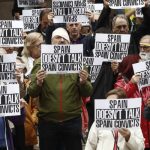 Протестующие снова на улицах Каталонии