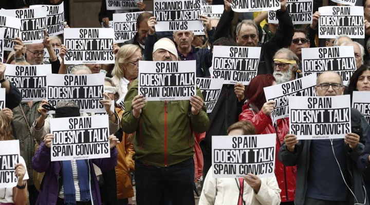 вчорашні акції протесту на вулицях Каталонії проходили мирним шляхом