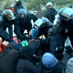 Каталонцы блокируют шоссе. Французская полиция использовала слезоточивый газ и дубинки