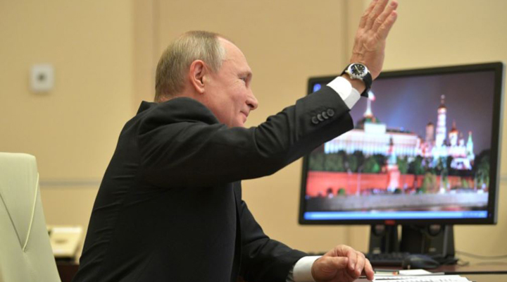 Путин использует устаревшую операционную систему Microsoft Windows XP