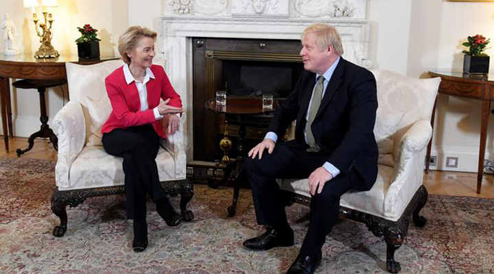 Борис Джонсон и Урсула фон дер Ляйен обсуждали вопросы сотрудничества