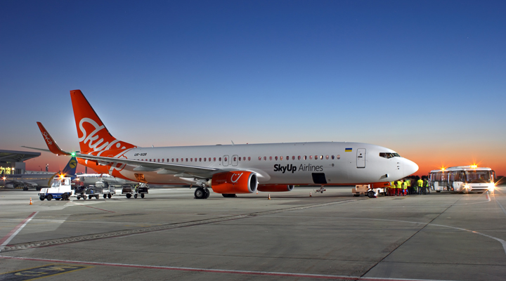 перший український лоукостер SkyUp розширює лінійку своїх рейсів до Італії