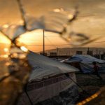 Мигранты протестовали на острове Лесбос Мигранты протестовали на острове Лесбос