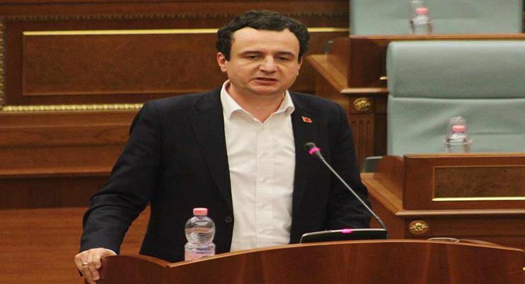 крон пишет Курти об отмене таможенных пошлин Сербии