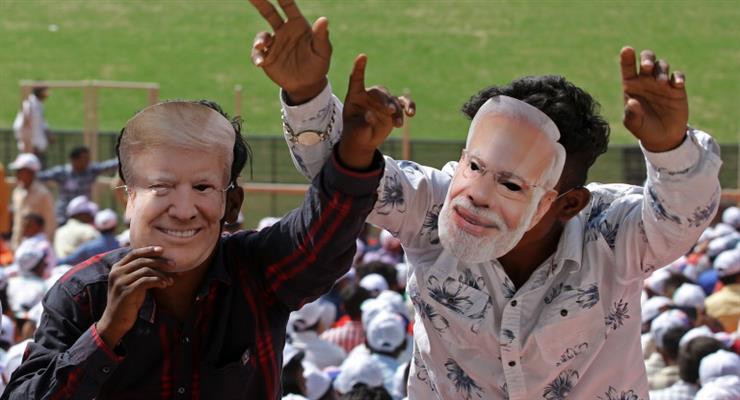 Дональд и Мелания Трамп прибыли с двухдневным визитом в Индию