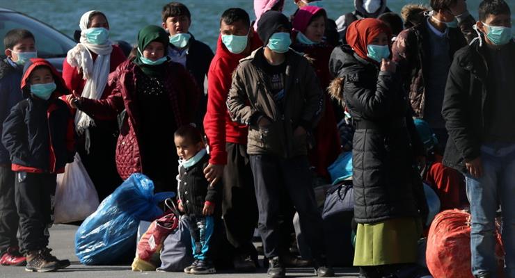 Большой пожар уничтожил Лесбос Мигрант Центр