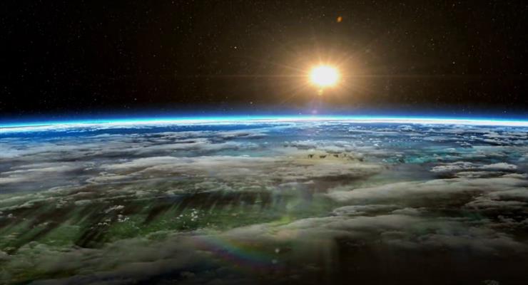 непонятные огни в небе