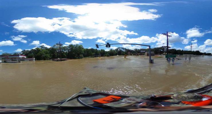 сильное наводнение во Флориде