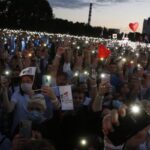 Суперниця Лукашенко виступила на мітингу в Мінську Суперниця Лукашенко виступила на мітингу в Мінську