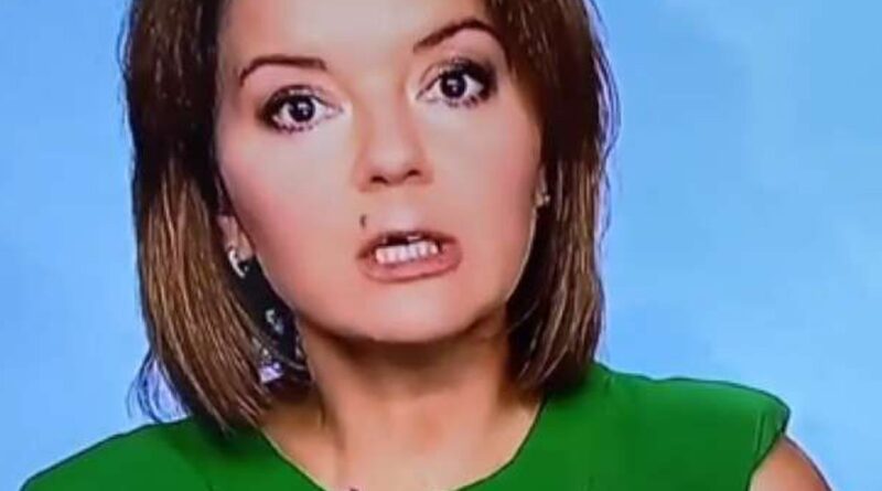 журналистка потеряла зуб в эфире