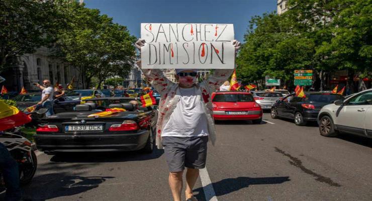 протесты в Испании