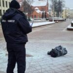 Мужчина поджег себя перед зданием правительства Беларуси в Минске (ВИДЕО)