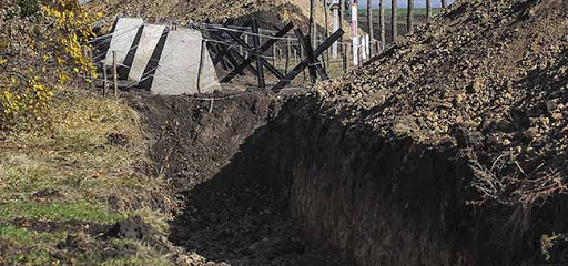 траншеи на границе с Россией
