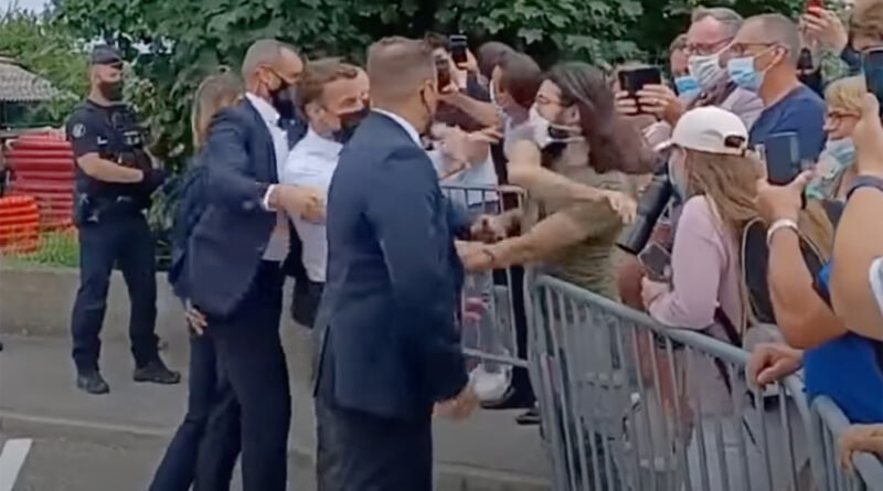 пощечина Макрону