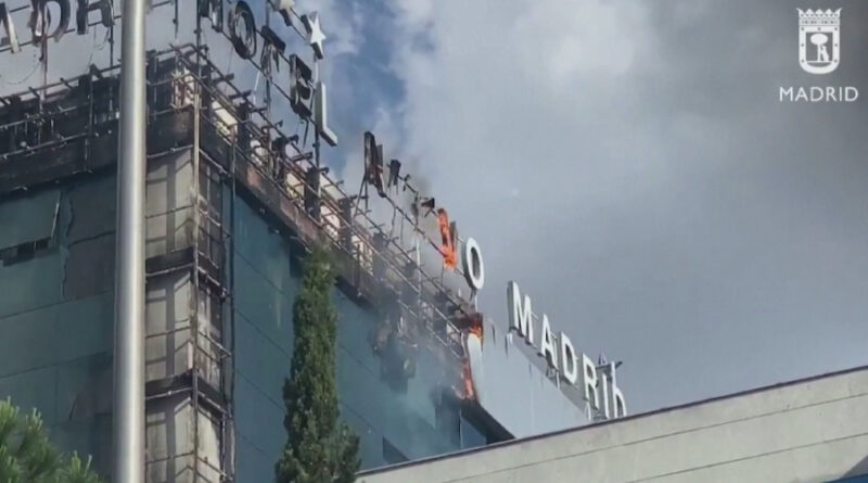 пожежа в готелі Мадрида