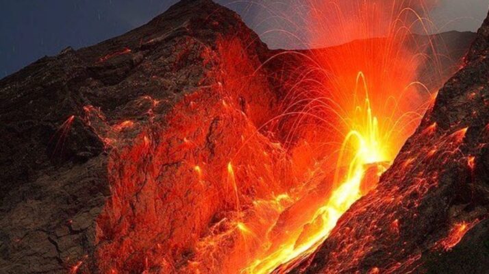 извержение вулкана