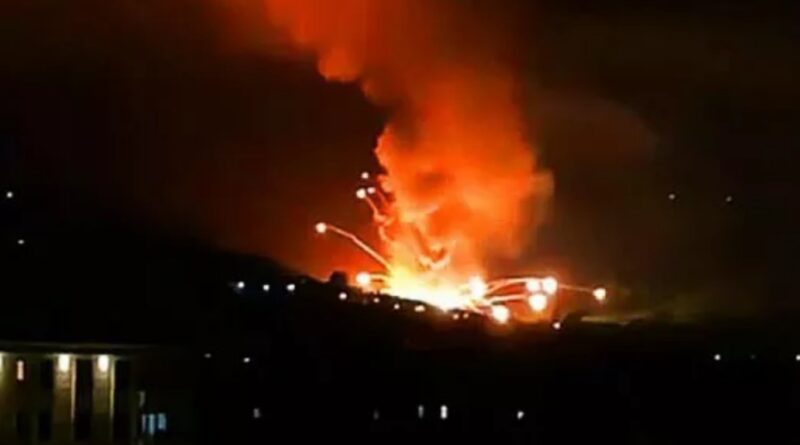 взрывы на заводе боеприпасов