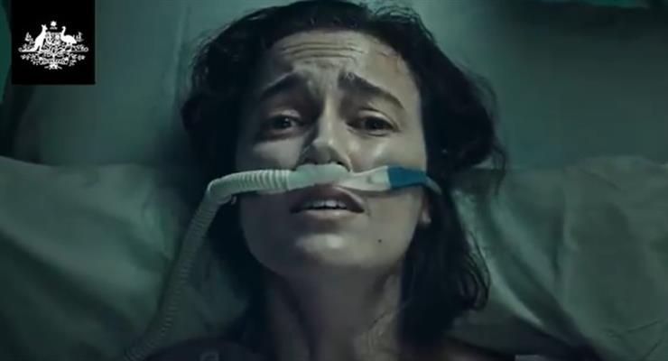 шокуюча реклама проти ковід