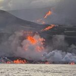 Через дев'ять днів після виверження лава вулкана на острові Ла Пальма досягла океану