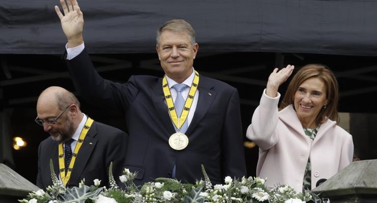 Клаус Йоханнес отримав премію Карла Великого