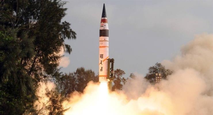 Індія випробовує балістичну ракету на 5000 км