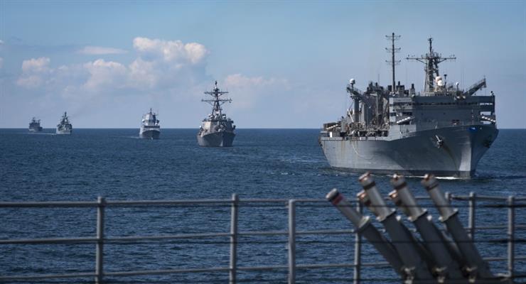 Шестой флот США отправил командный корабль в Черное море для операций НАТО