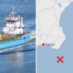 Два грузовых корабля столкнулись в Балтийском море