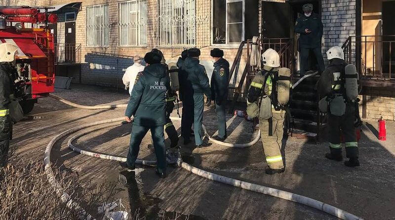 Два человека погибли при пожаре в реанимации в России
