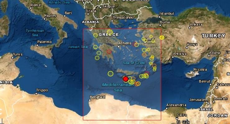 Сильний землетрус, що обрушив на грецький острів Крит, відчувалося і в Єгипті