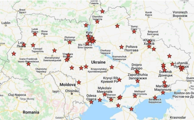 карта атак