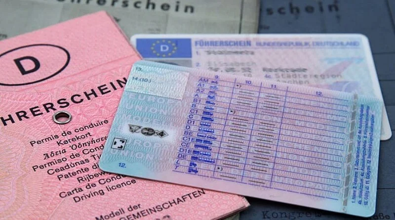 Водительское удостоверение в Германии
