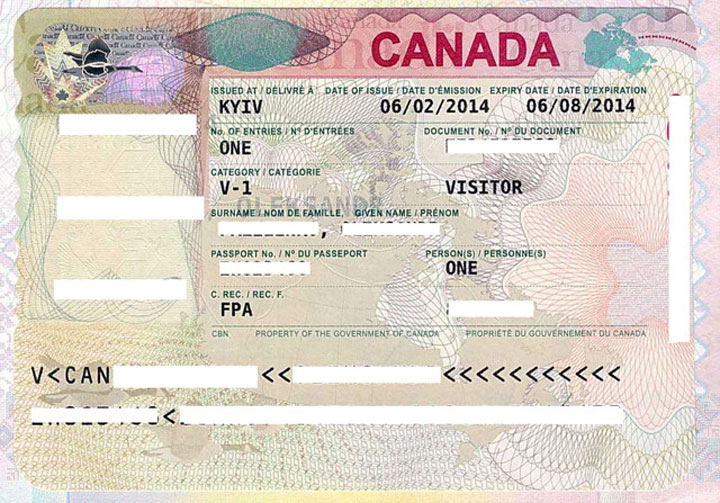 Неімміграційна віза в Канаду фото