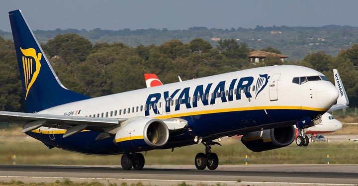 Ирландская авиакомпания Ryanair