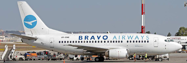 Украинский авиаперевозчик Bravo Airways